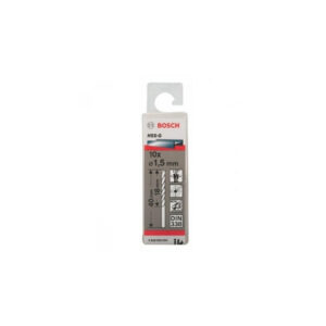 Mũi khoan sắt HSS-G 1.5mm (hộp 10 mũi) Bosch 2608595050